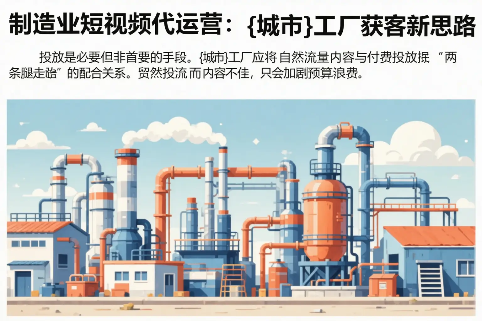 制造业短视频代运营:本溪工厂获客新思路